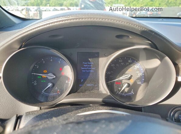 NMTKHMBX1KR098814 2019 TOYOTA C-HR Burgundy Instrument cluster view