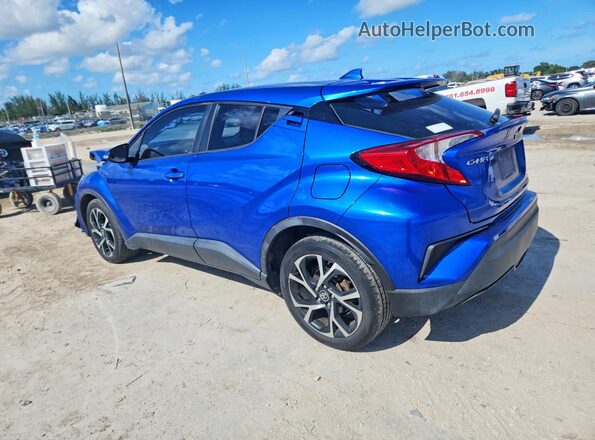 NMTKHMBX2JR004292 2018 TOYOTA C-HR Синий Задняя левая четверть