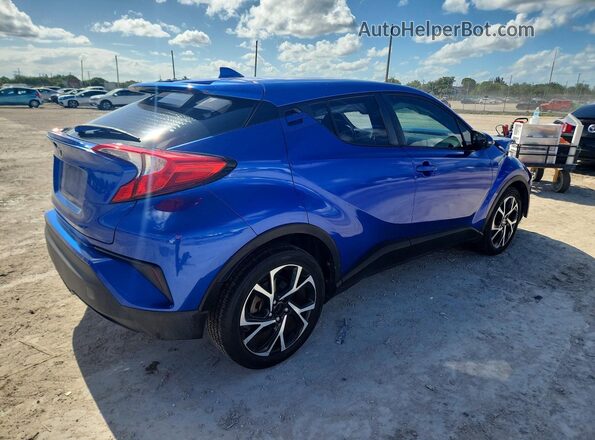 NMTKHMBX2JR004292 2018 TOYOTA C-HR Синий Задняя правая четверть