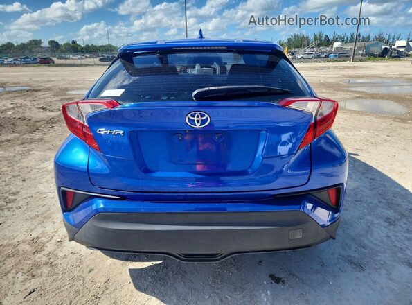 NMTKHMBX2JR004292 2018 TOYOTA C-HR Синий Вид сзади
