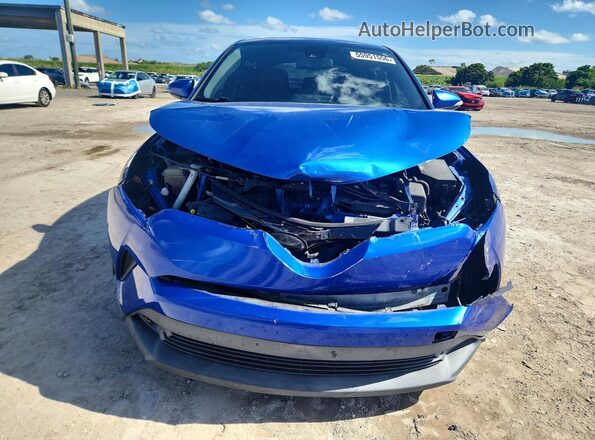 NMTKHMBX2JR004292 2018 TOYOTA C-HR Синий Вид спереди
