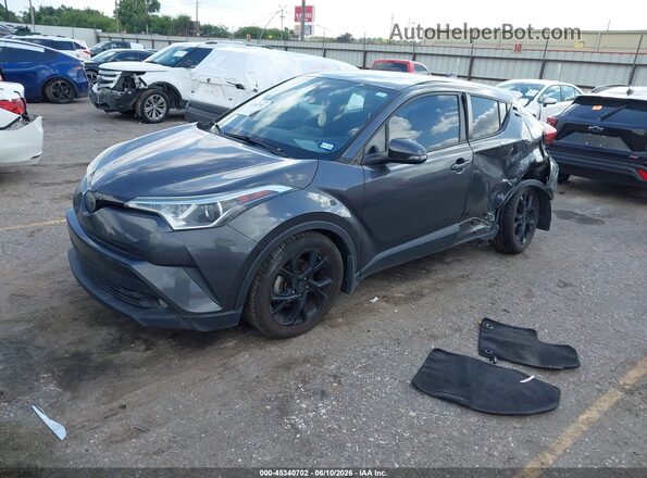 NMTKHMBX2JR010108 2018 TOYOTA C-HR Gray Front left