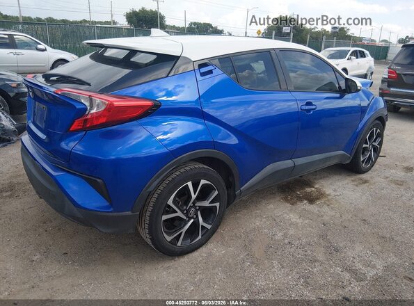 NMTKHMBX2JR051306 2018 TOYOTA C-HR Blue Trasero derecho