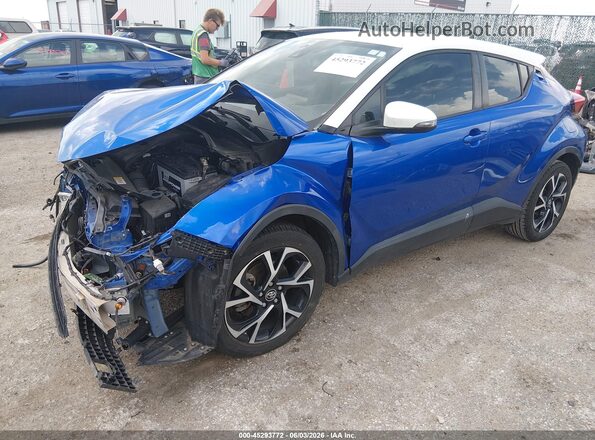 NMTKHMBX2JR051306 2018 TOYOTA C-HR Blue Vista tres cuartos delantera izquierda