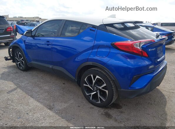 NMTKHMBX2JR051306 2018 TOYOTA C-HR Blue Trasero izquierdo