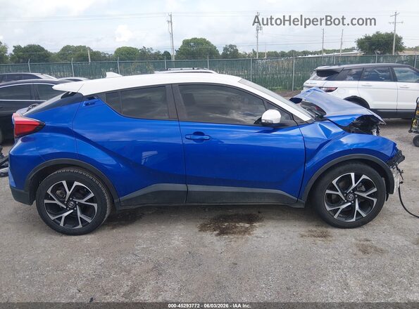 NMTKHMBX2JR051306 2018 TOYOTA C-HR Blue Vista interior de 360 grados