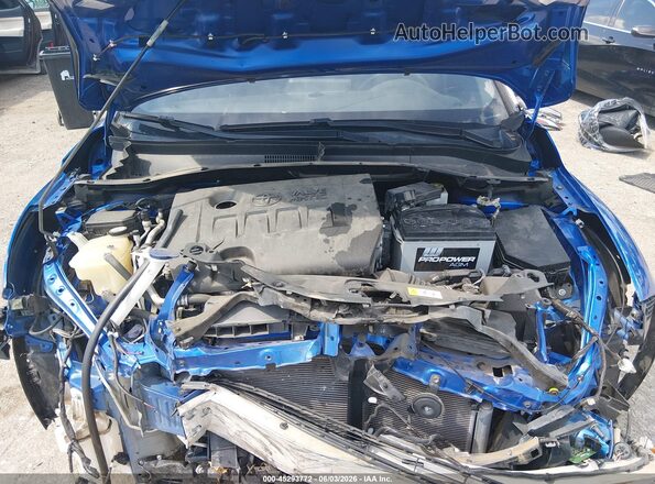 NMTKHMBX2JR051306 2018 TOYOTA C-HR Blue Vista trasera