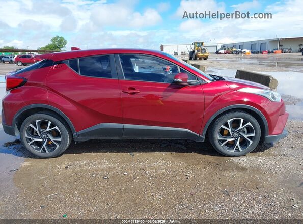 NMTKHMBX2JR051984 2018 TOYOTA C-HR Красный Вид задней части салона