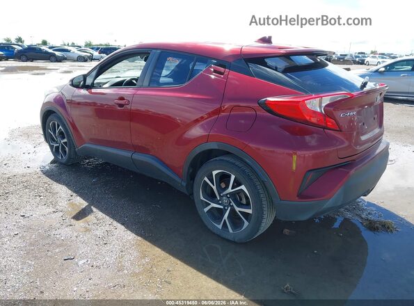 NMTKHMBX2JR051984 2018 TOYOTA C-HR Красный Задняя левая четверть