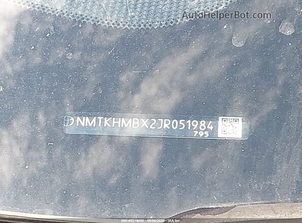 NMTKHMBX2JR051984 2018 TOYOTA C-HR Красный 
