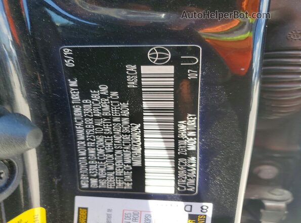 NMTKHMBX2KR092942 2019 TOYOTA C-HR Black 