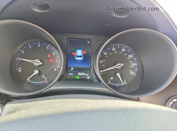 NMTKHMBX2MR121245 2021 TOYOTA C-HR Gray Widok zestawu wskaźników