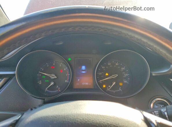 NMTKHMBX3JR031615 2018 TOYOTA C-HR Red Instrument cluster view