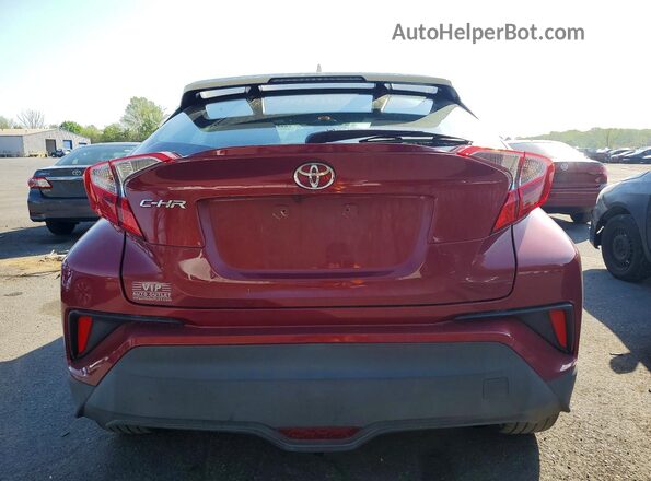 NMTKHMBX3JR031615 2018 TOYOTA C-HR Red Rear view