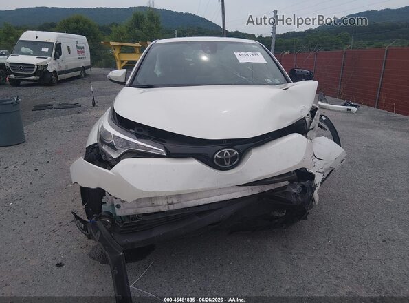 NMTKHMBX3JR036877 2018 TOYOTA C-HR White წინა პანელის ხედი