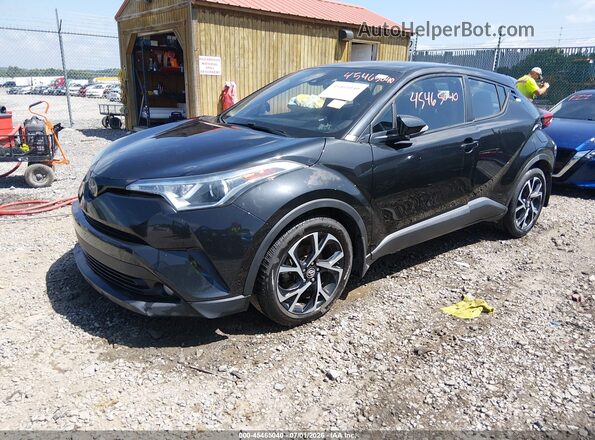 NMTKHMBX3JR045160 2018 TOYOTA C-HR Black Front left
