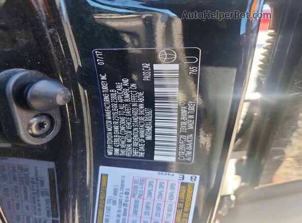 NMTKHMBX4JR026827 2018 TOYOTA C-HR Black Engine compartment view