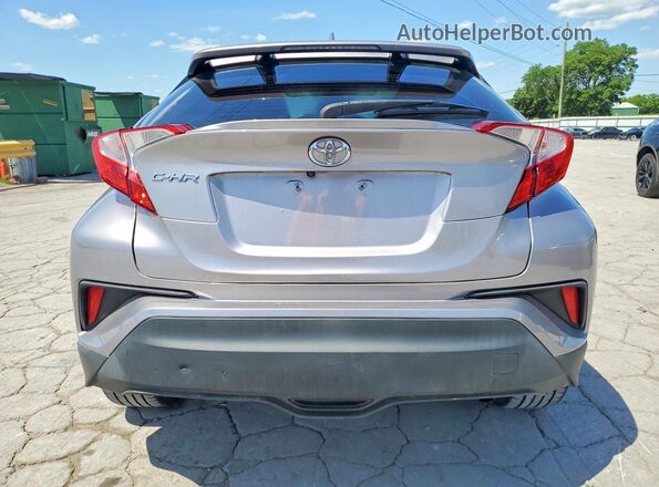 NMTKHMBX4JR035432 2018 TOYOTA C-HR Silver Widok z tyłu