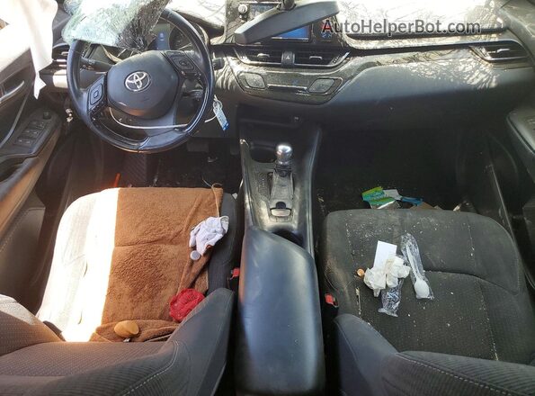 NMTKHMBX4JR043126 2018 TOYOTA C-HR Charcoal Вид панелі приладів