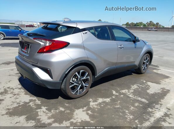 NMTKHMBX4JR050075 2018 TOYOTA C-HR Silver Հետևի աջ
