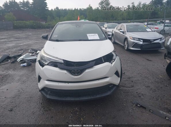 NMTKHMBX4JR054465 2018 TOYOTA C-HR White Front view