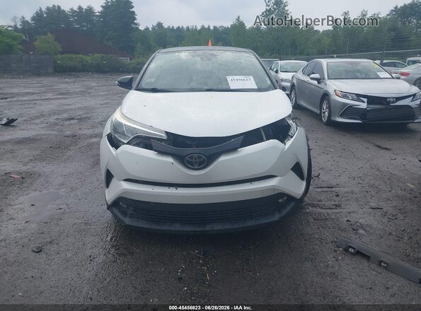 NMTKHMBX4JR054465 2018 TOYOTA C-HR White Instrument cluster view