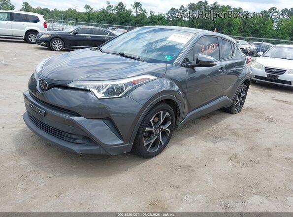 NMTKHMBX4KR077455 2019 TOYOTA C-HR Gray Front left