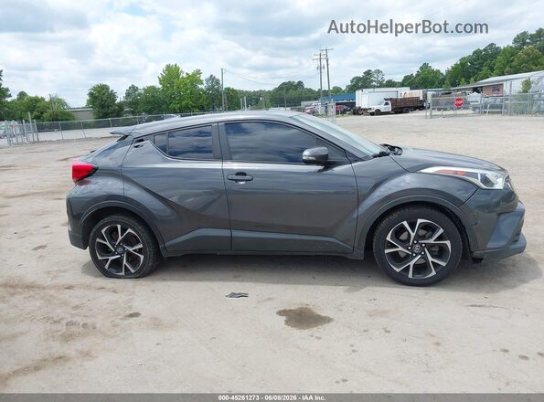 NMTKHMBX4KR077455 2019 TOYOTA C-HR Gray Rear interior view