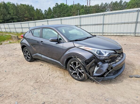 NMTKHMBX4KR083675 2019 TOYOTA C-HR Gray Front right