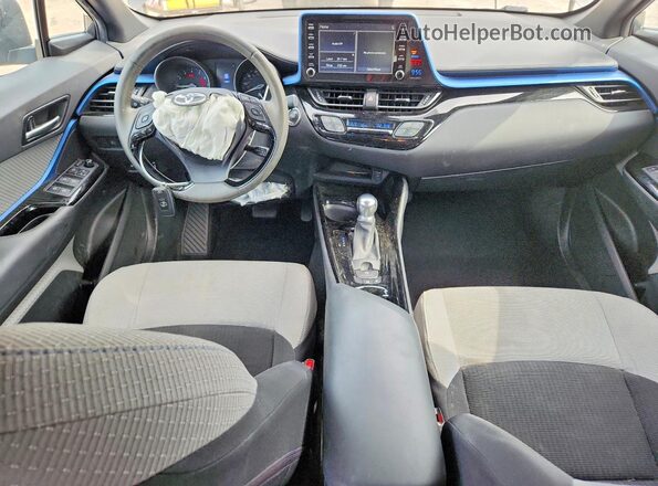 NMTKHMBX4KR083675 2019 TOYOTA C-HR Gray Dashboard view
