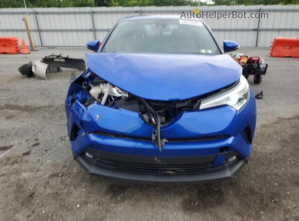 NMTKHMBX4KR095180 2019 TOYOTA C-HR Blue წინა ხედი