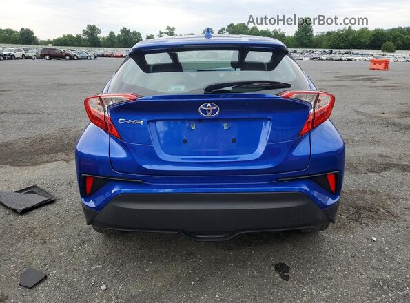 NMTKHMBX4KR095180 2019 TOYOTA C-HR Blue უკანა ხედი