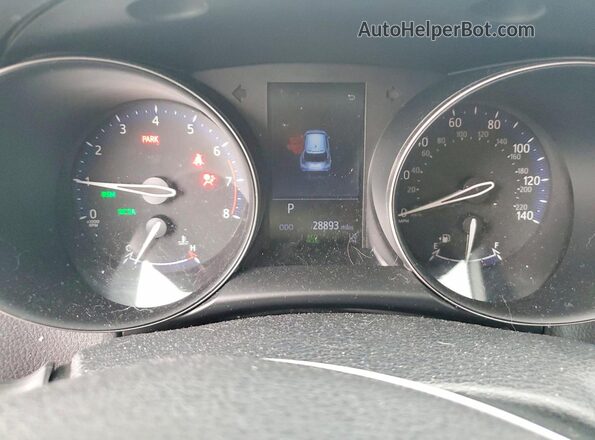 NMTKHMBX4KR095180 2019 TOYOTA C-HR Blue ხელსაწყოთა პანელის ხედი