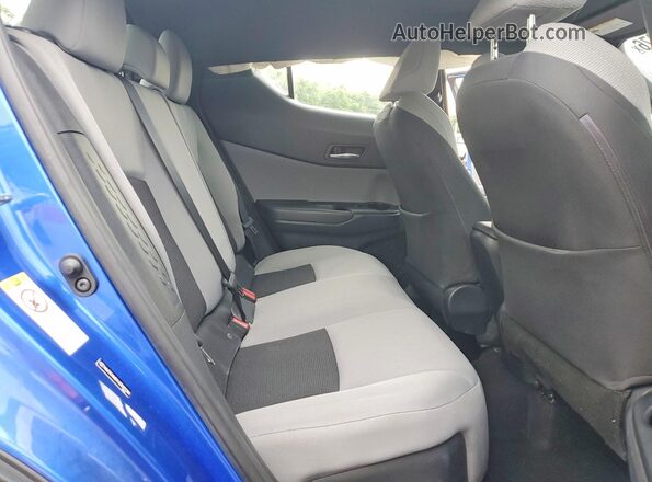 NMTKHMBX4KR095180 2019 TOYOTA C-HR Blue უკანა სალონის ხედი