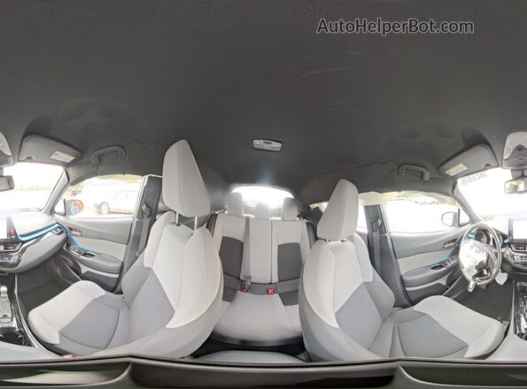 NMTKHMBX4KR095180 2019 TOYOTA C-HR Blue სალონის 360-გრადუსიანი ხედი