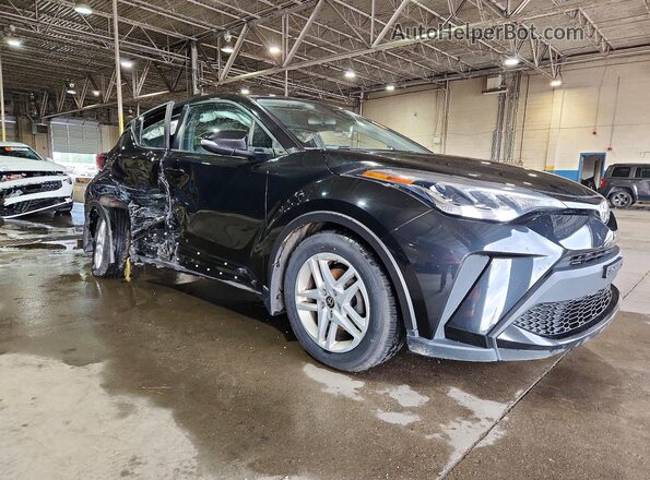 NMTKHMBX4MR135129 2021 TOYOTA C-HR Black Front right