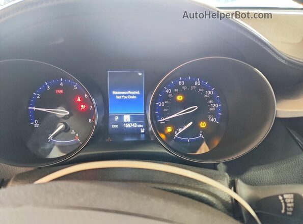 NMTKHMBX4MR135129 2021 TOYOTA C-HR Black Instrument cluster view