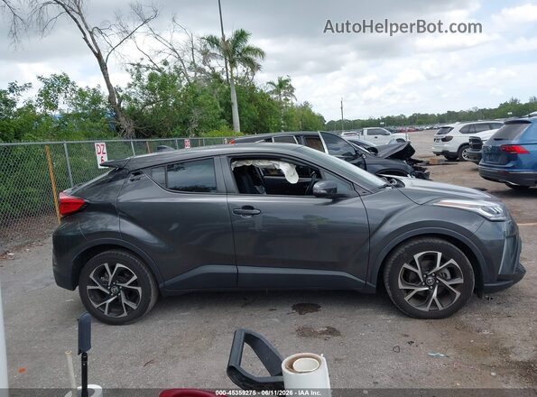 NMTKHMBX4NR146097 2022 TOYOTA C-HR Gray Widok wnętrza z tyłu