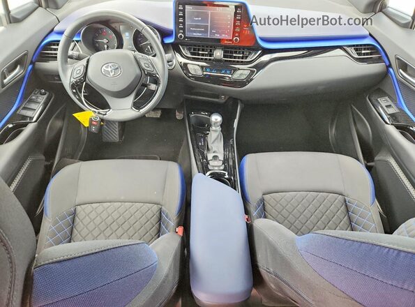 NMTKHMBX4NR147962 2022 TOYOTA C-HR White Dashboard view