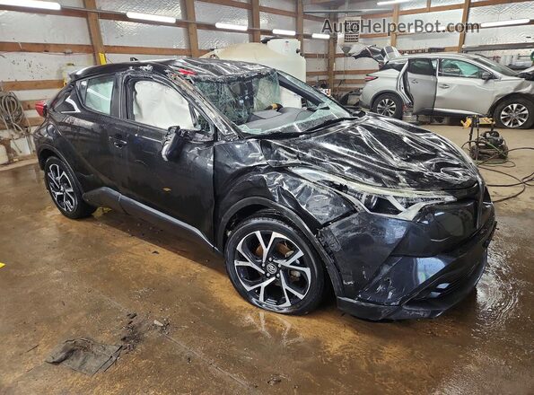 NMTKHMBX5JR018137 2018 TOYOTA C-HR Black წინა მარჯვენა