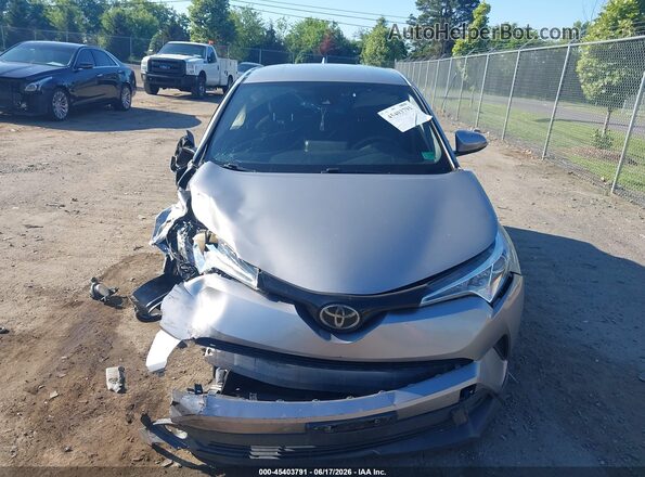 NMTKHMBX5JR039862 2018 TOYOTA C-HR Silver Սարքավորումների վահանակի տեսք