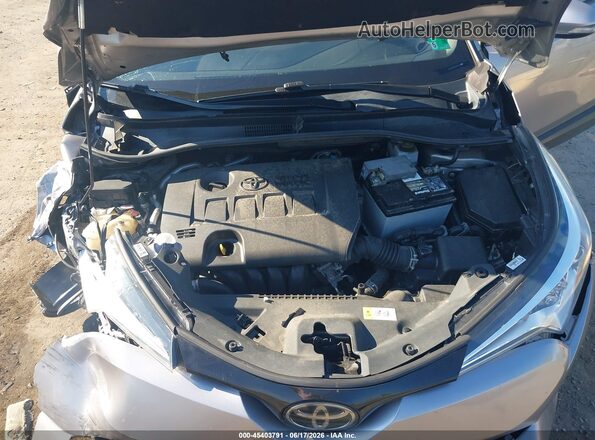 NMTKHMBX5JR039862 2018 TOYOTA C-HR Silver Հետևի տեսք