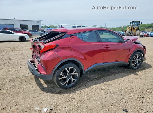 NMTKHMBX5JR041434 2018 TOYOTA C-HR Burgundy უკანა მარჯვენა