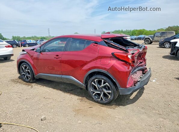 NMTKHMBX5JR041434 2018 TOYOTA C-HR Burgundy უკანა მარცხენა