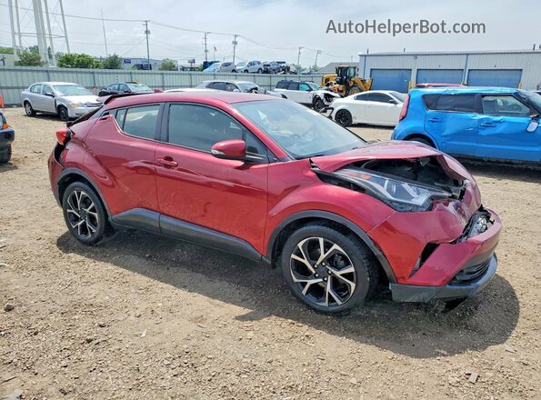 NMTKHMBX5JR041434 2018 TOYOTA C-HR Burgundy წინა მარჯვენა