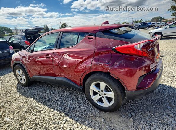 NMTKHMBX5JR046701 2018 TOYOTA C-HR Red უკანა მარცხენა