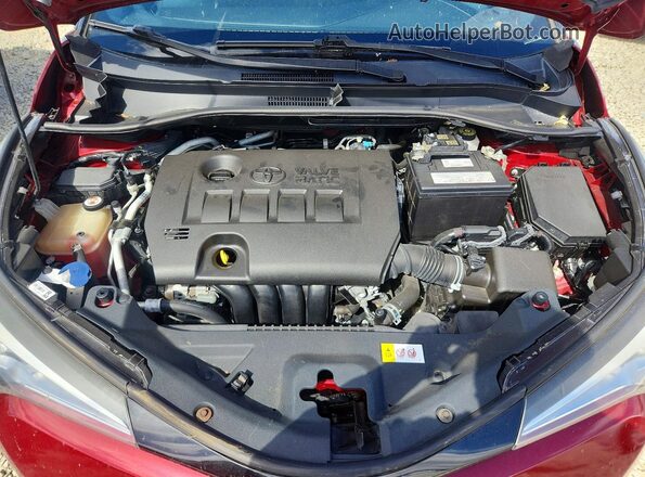 NMTKHMBX5JR046701 2018 TOYOTA C-HR Red ძრავის განყოფილების ხედი