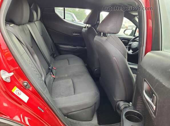 NMTKHMBX5KR096726 2019 TOYOTA C-HR Burgundy Вид задньої частини салону