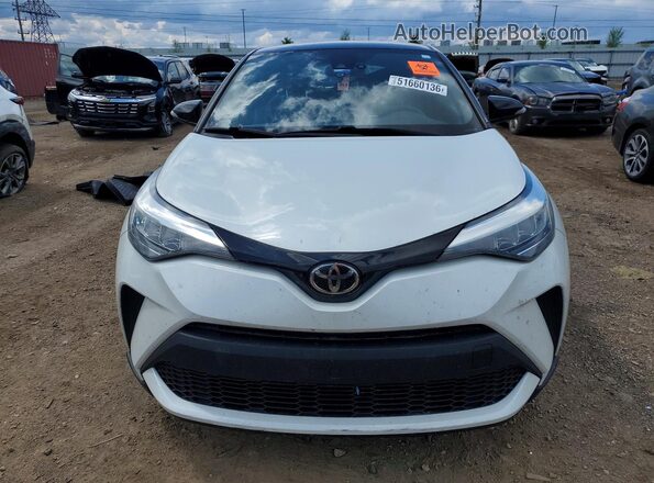 NMTKHMBX5LR118144 2020 TOYOTA C-HR White Front view