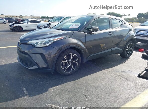 NMTKHMBX5MR123281 2021 TOYOTA C-HR Gray Front left